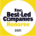 Inc. Best-Led Companies Honoree 2021 logo color