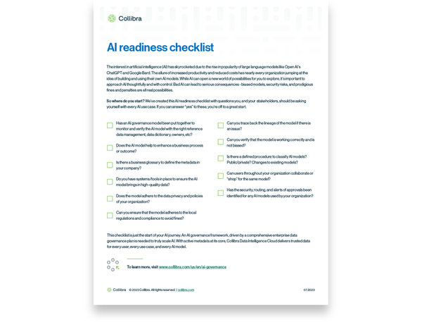 resource - AI readiness checklist - thumbnail