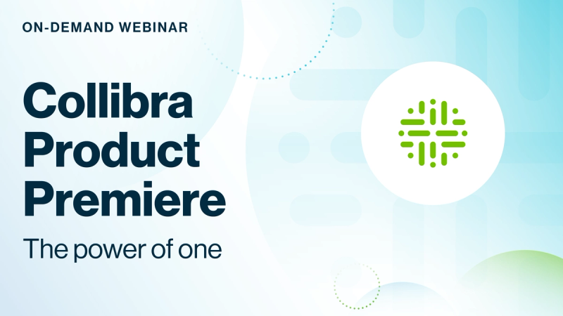 Collibra Product Premiere: The power of one cover image