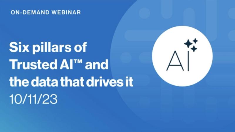 Six pillars of Trustworthy AI™ and the data that drives it cover image