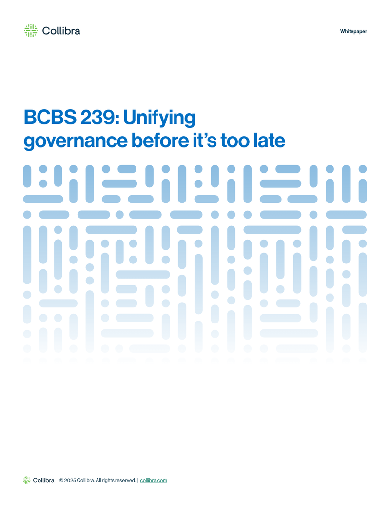 BCBS 239: Unifying governance before it’s too late cover image
