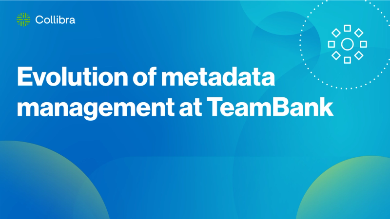 Evolution of metadata management at TeamBank cover image
