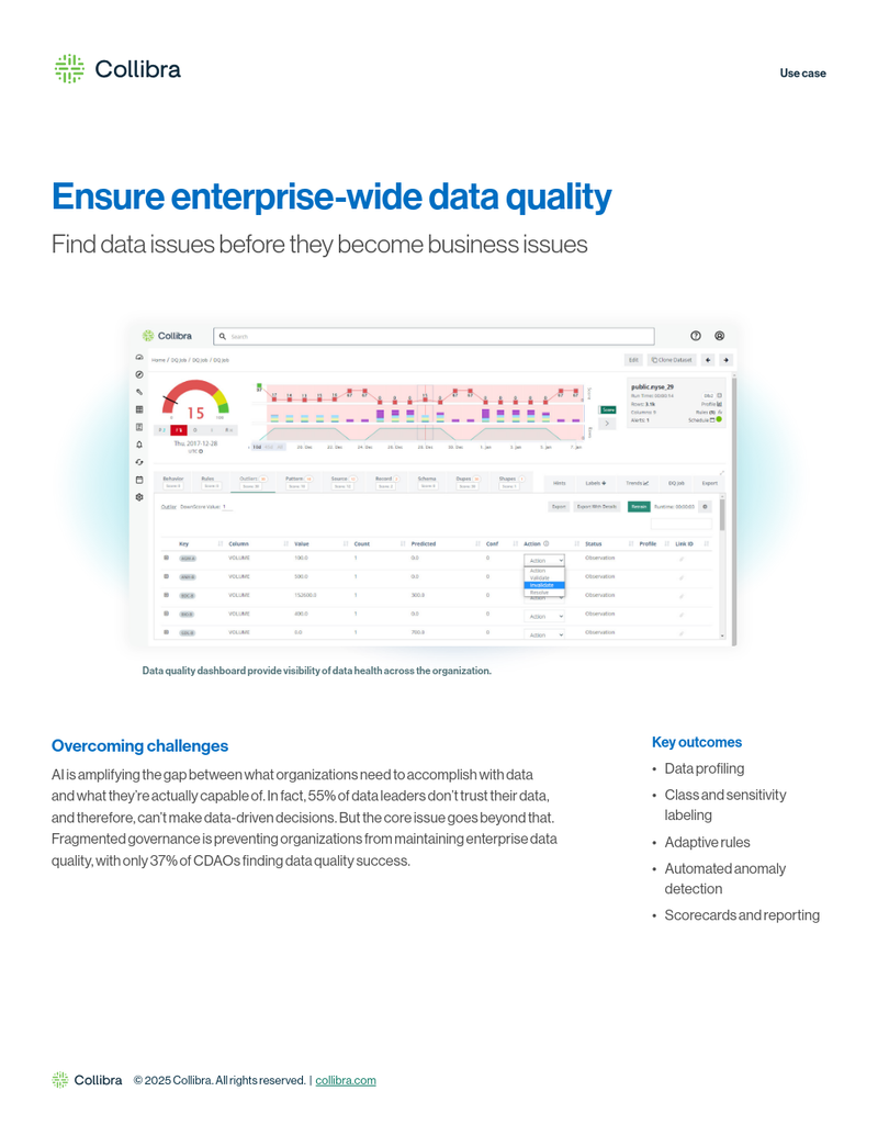 Ensure enterprise-wide data quality: Find data issues before they become business issues cover image