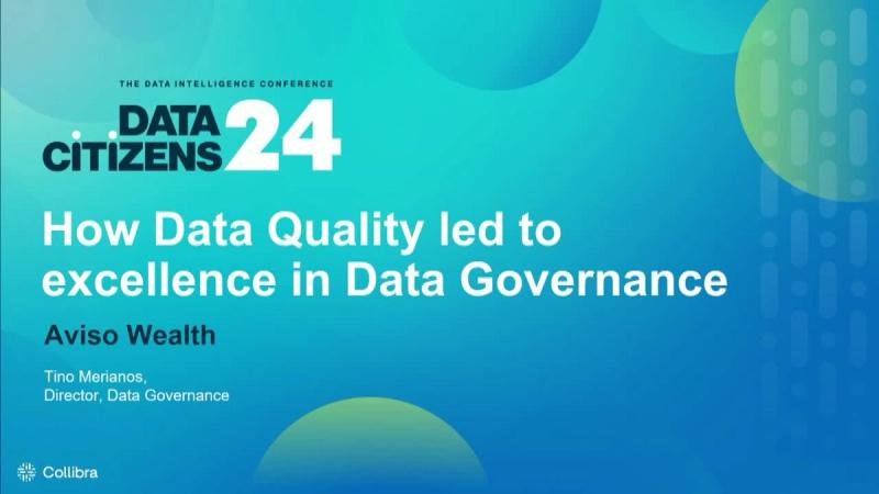 How data quality led to Aviso Wealth's center of excellence for data governance cover image