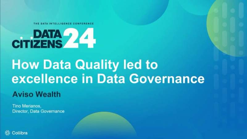 How data quality led to Aviso Wealth's center of excellence for data governance cover image