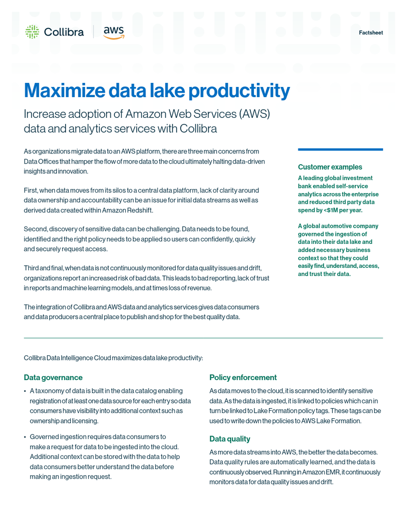 Maximize data lake productivity cover image