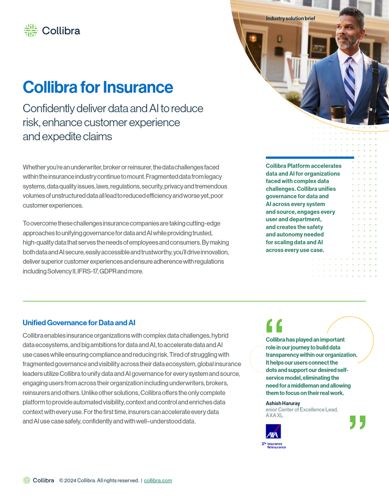 Collibra for Insurance cover image