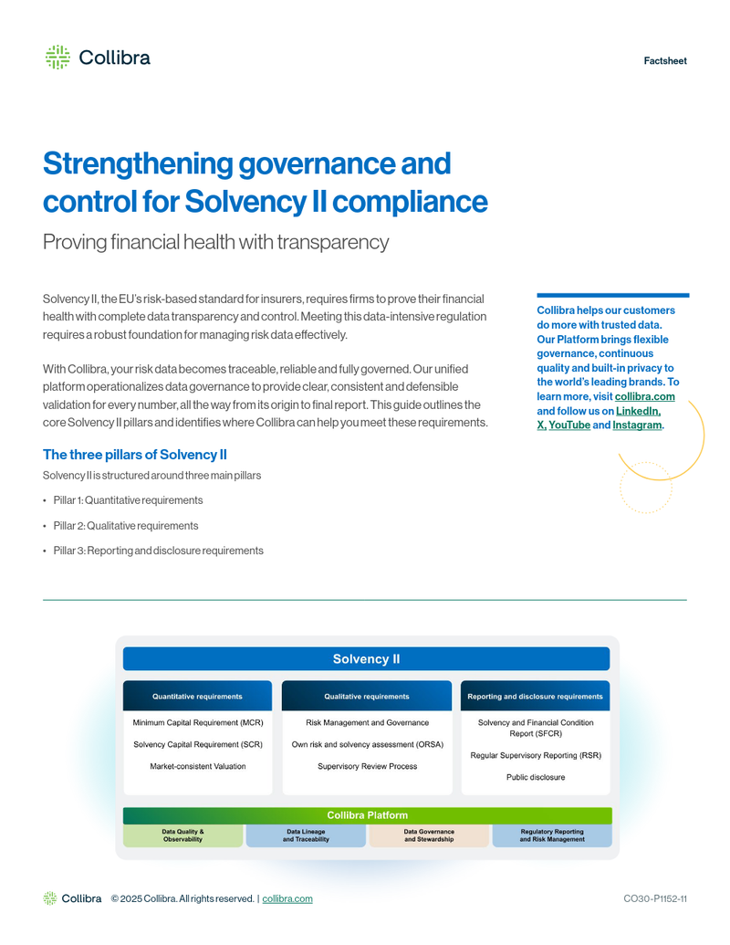 Strengthening governance and control for Solvency II compliance cover image