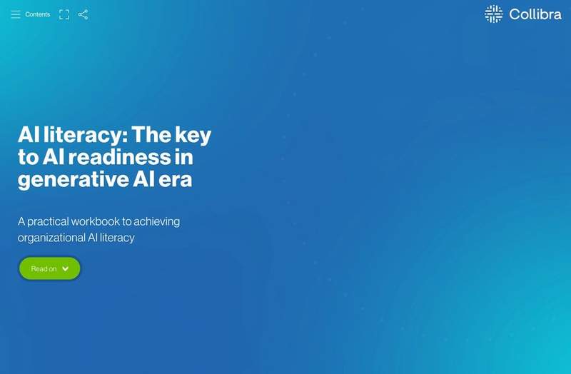 The key to AI readiness in the generative AI era: A practical workbook to achieving organizational AI literacy cover image