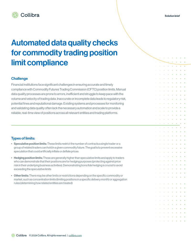 Automated data quality checks for commodity trading position limit compliance cover image