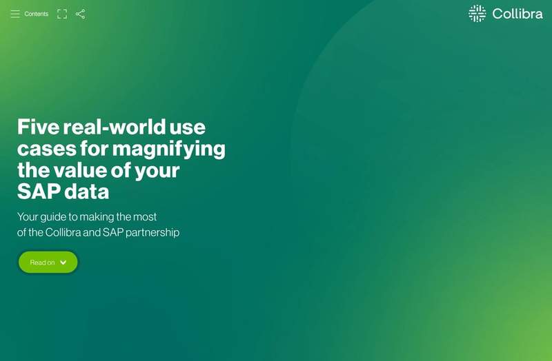 Collibra + SAP: Five real-world use cases for magnifying the value of your SAP data cover image
