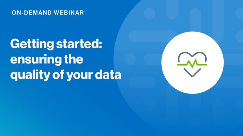 Getting started: ensuring the quality of your data cover image