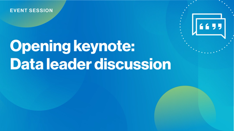 Data leaders roundtable discussion (Keynote address: Part 3) cover image