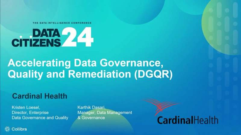Accelerating data governance, quality and remediation (DGQR) with business and technology teams cover image