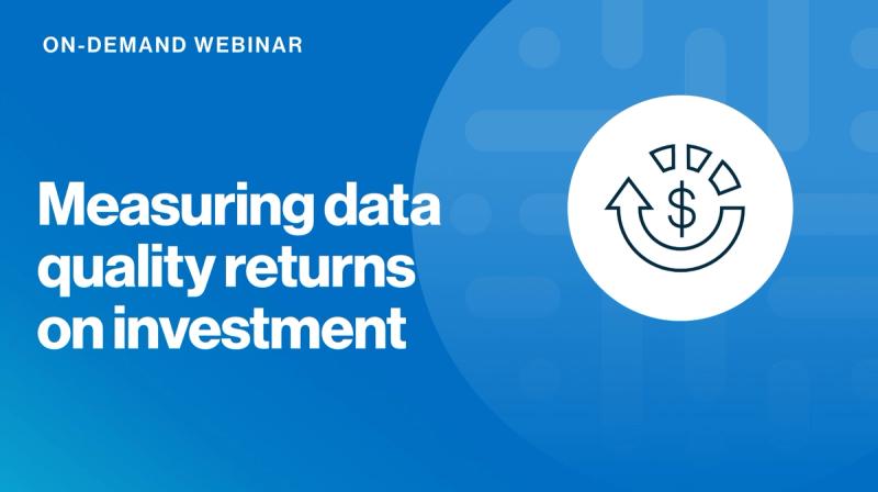 Measuring data quality returns on investment  cover image