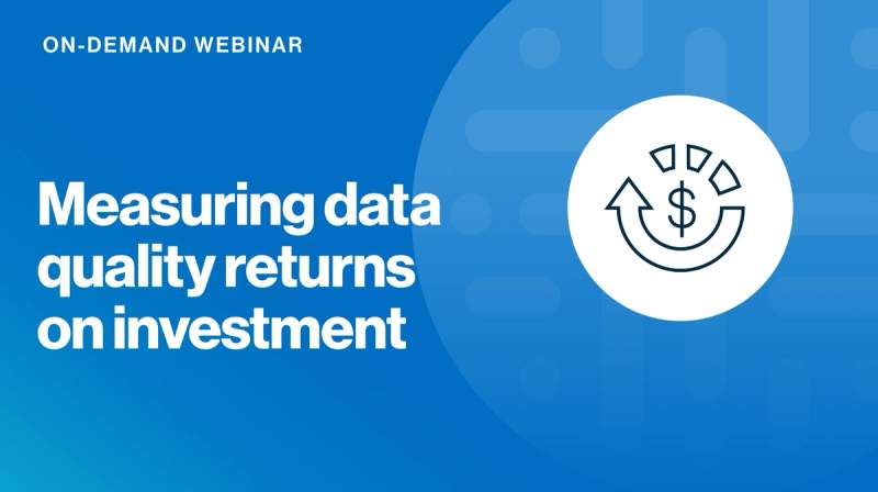 Measuring data quality returns on investment cover image