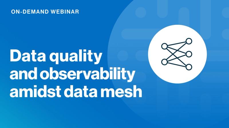 Data quality and observability amidst data mesh cover image