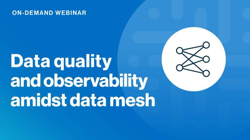 Data quality and observability amidst data mesh cover image