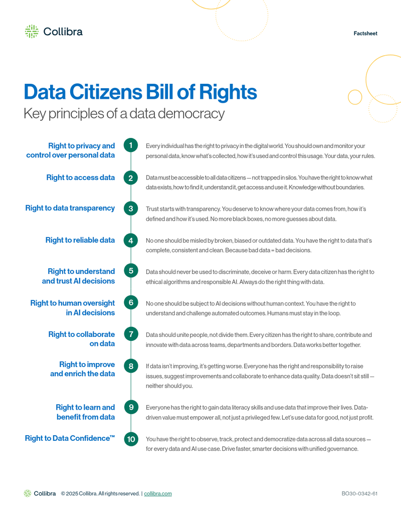 Data Citizens Bill of Rights cover image