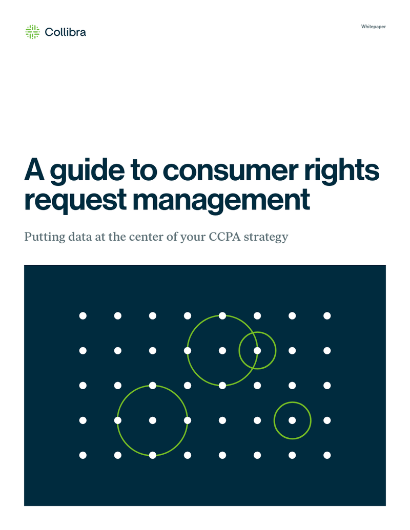 Consumer data privacy: a guide to consumer rights request management cover image