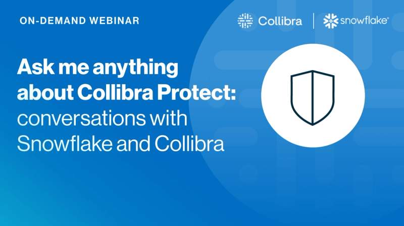Ask me anything about Collibra Protect: conversations with Snowflake and Collibra cover image
