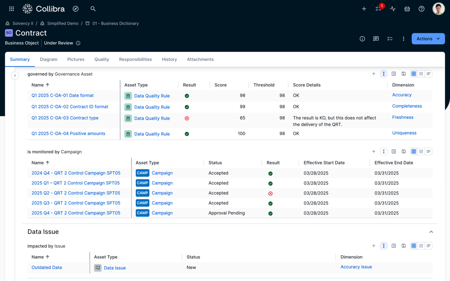 Monitor
Monitor data quality continuously with automated validation rules

Link
Link regulatory poli