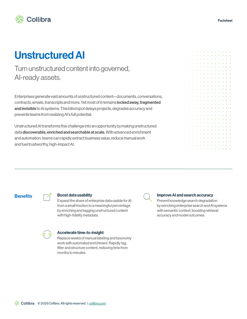 Unstructured AI factsheet cover image
