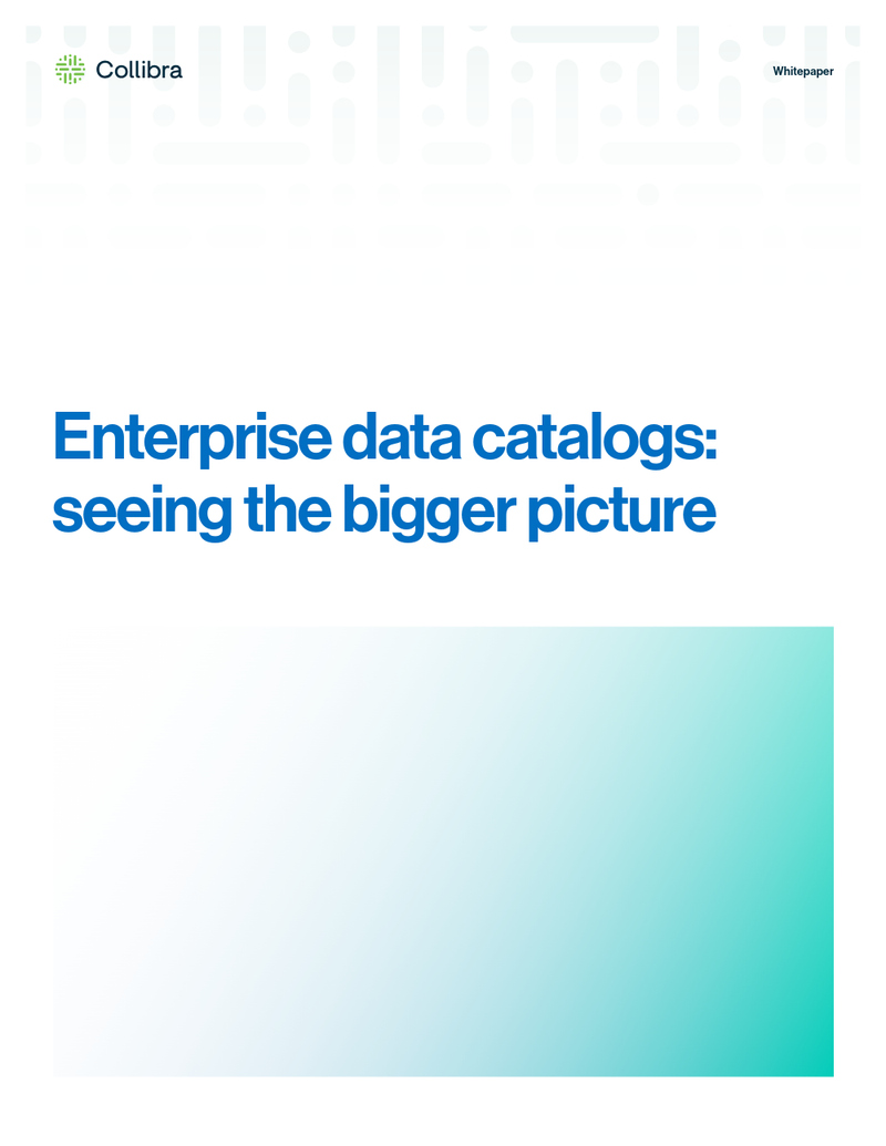 Enterprise data catalog: seeing the bigger business picture  cover image