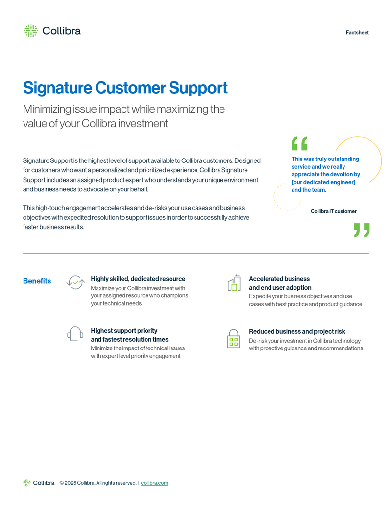 Signature Customer Support cover image