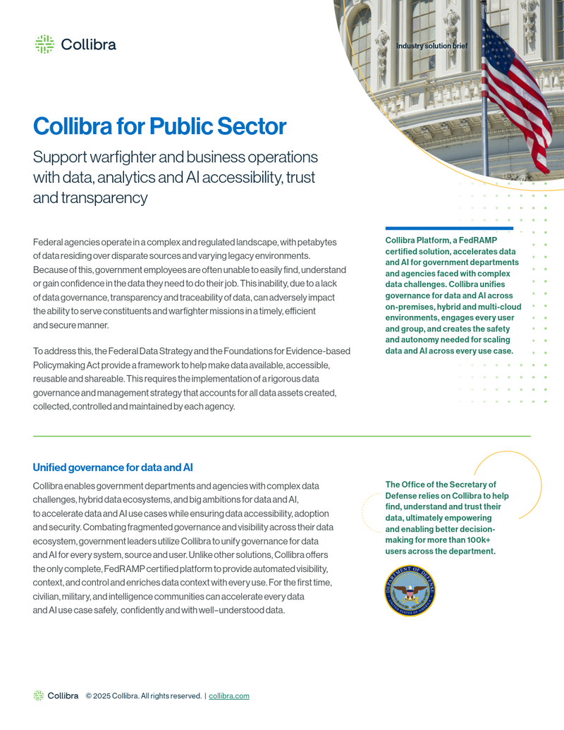 Collibra for Public Sector cover image