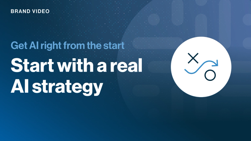 Start with a real AI strategy cover image