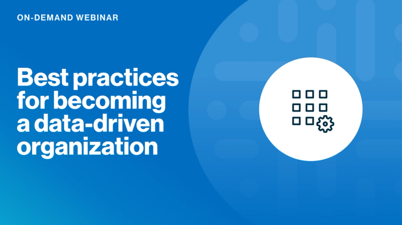 Best practices for becoming a data driven organization cover image